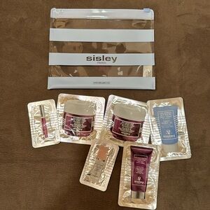 Sisley skincare samples with bag